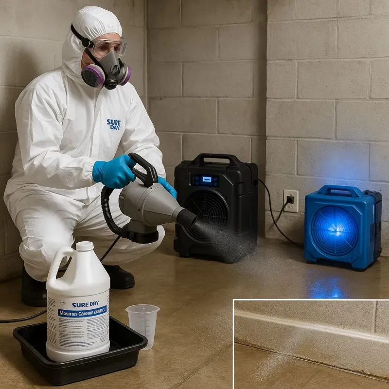 Sanitization and Odor Removal process in Alamo, CA