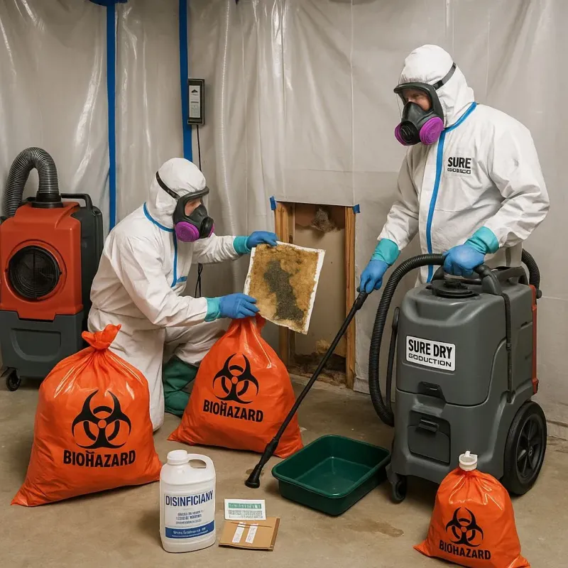 Contaminated Water Handling Protocols process in Alamo, CA